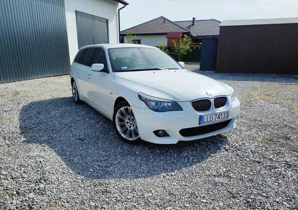 bmw seria 5 lubelskie BMW Seria 5 cena 24500 przebieg: 335000, rok produkcji 2007 z Łuków